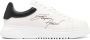 Emporio Armani signature logo-print leather sneakers White - Thumbnail 1