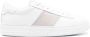 Emporio Armani stripe-detail leather sneakers White - Thumbnail 1