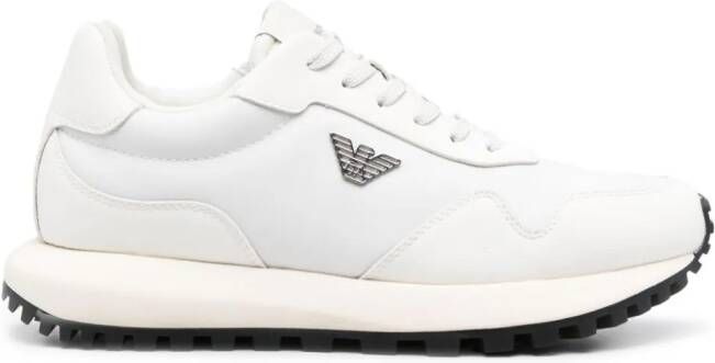 Emporio Armani Sustainability Values low-top sneakers White