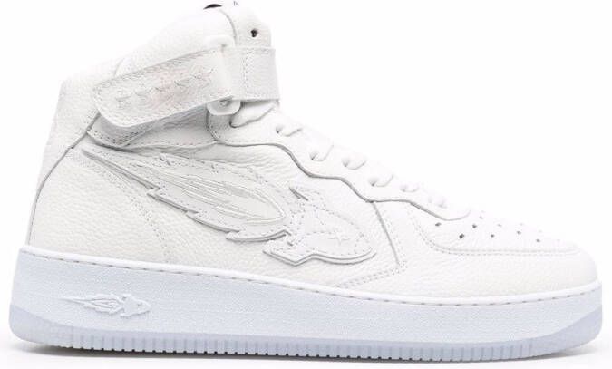 Enterprise Japan Rocket Mid logo mid-top sneakers White