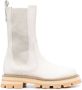Ermanno Scervino mid-calf leather boots White - Thumbnail 1