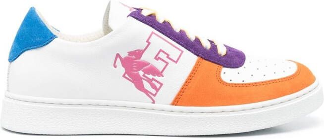 ETRO colour-block low-top sneakers Orange