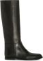 ETRO debossed-logo leather riding boots Black - Thumbnail 1