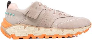 ETRO Earthbeat panelled low-top sneakers Neutrals