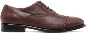 ETRO embroidered leather Oxford shoes