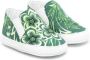 ETRO KIDS floral-print sneakers Green - Thumbnail 1