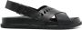 ETRO perforated-detail slingback sandals Black - Thumbnail 1