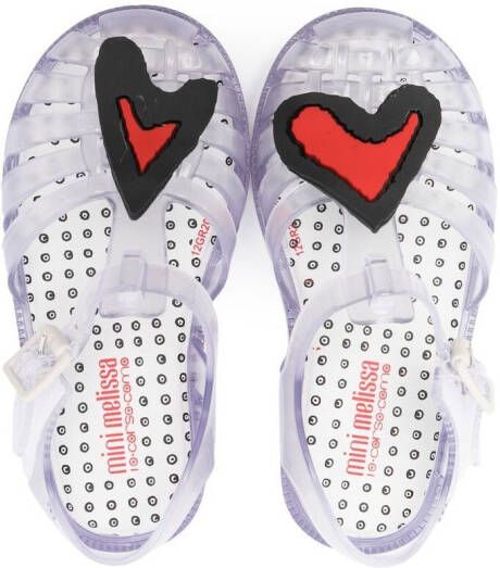 10 CORSO COMO heart-embellished jelly sandals Blue