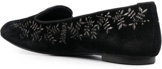 10 CORSO COMO x Castañer Hojas velvet slippers Black