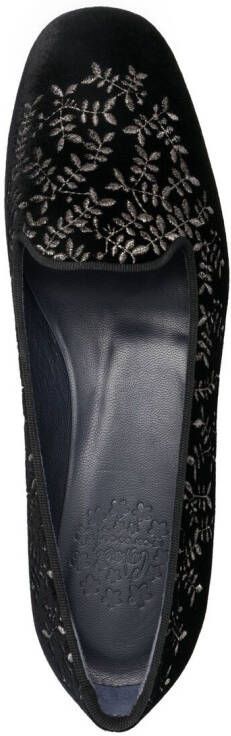 10 CORSO COMO x Castañer Hojas velvet slippers Black