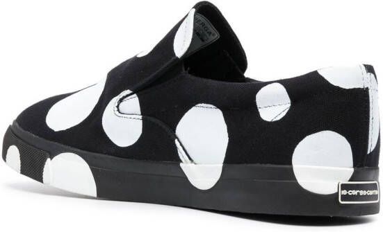10 CORSO COMO x Superga dot print slip-on sneakers Black
