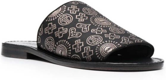 10 CORSO COMO x The Merchant of Florence Woodstock slides Black
