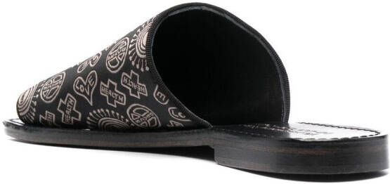 10 CORSO COMO x The Merchant of Florence Woodstock slides Black