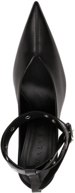 1017 ALYX 9SM 100mm pointed-toe mules Black