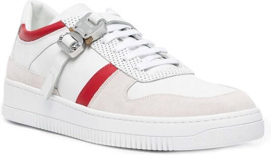 1017 ALYX 9SM logo-buckle low top sneakers White