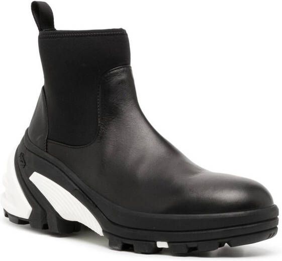 1017 ALYX 9SM panelled chunky-sole ankle boots Black