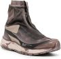 11 By Boris Bidjan Saberi distressed-effect panelled ankle boots Brown - Thumbnail 2