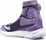 11 By Boris Bidjan Saberi layered sock hi-top sneakers Purple - Thumbnail 3