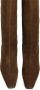 12 STOREEZ 40mm suede knee-high boots Brown - Thumbnail 3