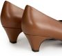 12 STOREEZ 50mm pointed-toe leather pumps Brown - Thumbnail 3