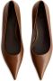 12 STOREEZ 50mm pointed-toe leather pumps Brown - Thumbnail 5