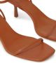 12 STOREEZ 60mm leather open-toe sandals Brown - Thumbnail 4