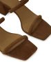 12 STOREEZ 65mm block-heel suede sandals Brown - Thumbnail 4