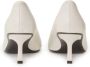 12 STOREEZ 65mm square-toe leather pumps White - Thumbnail 3