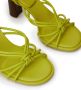 12 STOREEZ 70mm knotted leather sandals Green - Thumbnail 4