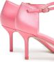 12 STOREEZ 70mm satin sandals Pink - Thumbnail 3