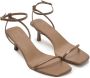 12 STOREEZ buckled 60mm leather sandals Brown - Thumbnail 2