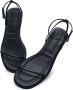 12 STOREEZ buckled leather sandals Black - Thumbnail 4
