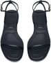 12 STOREEZ buckled leather sandals Black - Thumbnail 5
