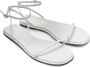 12 STOREEZ buckled leather sandals White - Thumbnail 2