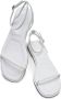 12 STOREEZ buckled leather sandals White - Thumbnail 4