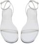 12 STOREEZ buckled leather sandals White - Thumbnail 5