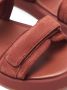 12 STOREEZ double-strap suede sandals Red - Thumbnail 4