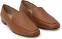 12 STOREEZ grained-texture leather loafers Brown - Thumbnail 2