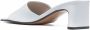 12 STOREEZ leather open toe 55mm mules Blue - Thumbnail 3