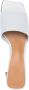 12 STOREEZ leather open toe 55mm mules Blue - Thumbnail 4