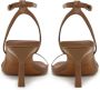 12 STOREEZ leather square-toe sandals Brown - Thumbnail 3