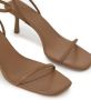 12 STOREEZ leather square-toe sandals Brown - Thumbnail 4
