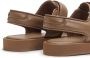 12 STOREEZ padded leather sandals Neutrals - Thumbnail 4