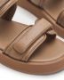 12 STOREEZ padded leather sandals Neutrals - Thumbnail 5