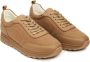 12 STOREEZ panelled lace-up sneakers Brown - Thumbnail 2
