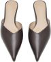 12 STOREEZ pointed-toe 40mm leather mules Brown - Thumbnail 5