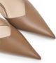12 STOREEZ pointed-toe 40mm leather mules Neutrals - Thumbnail 4