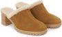 12 STOREEZ shearling-lined 70mm mules Brown - Thumbnail 2