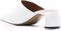 12 STOREEZ square toe leather mules White - Thumbnail 3