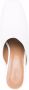 12 STOREEZ square toe leather mules White - Thumbnail 4